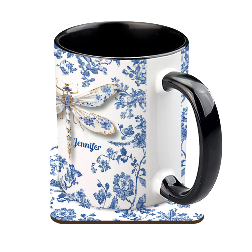 Love Dragonflies - Personalized Gardening Accent Mug