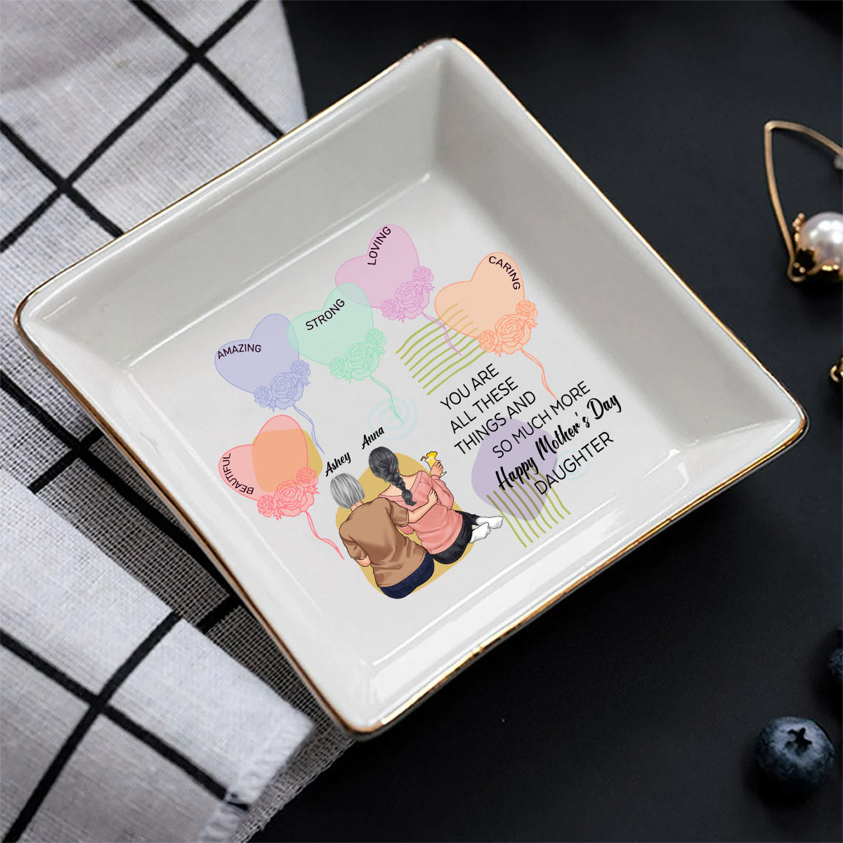 You Are All The Things - Personalized Daughter Jewelry Dish