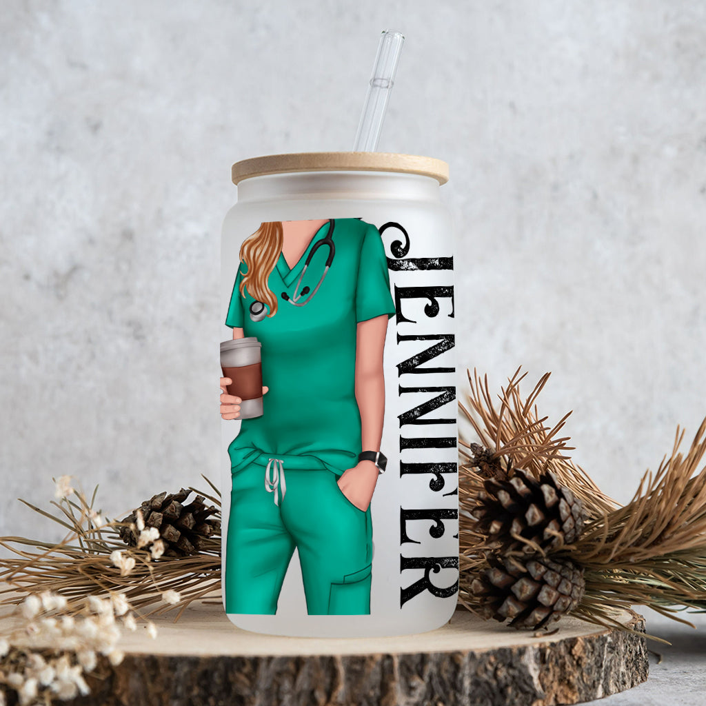 Nurse Life - Personalized Nurse Can Glass