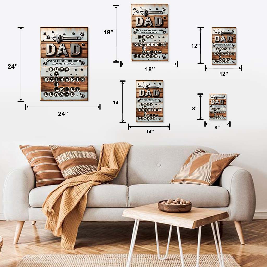 You Are The Tool - Personalized Father Cut Metal Sign