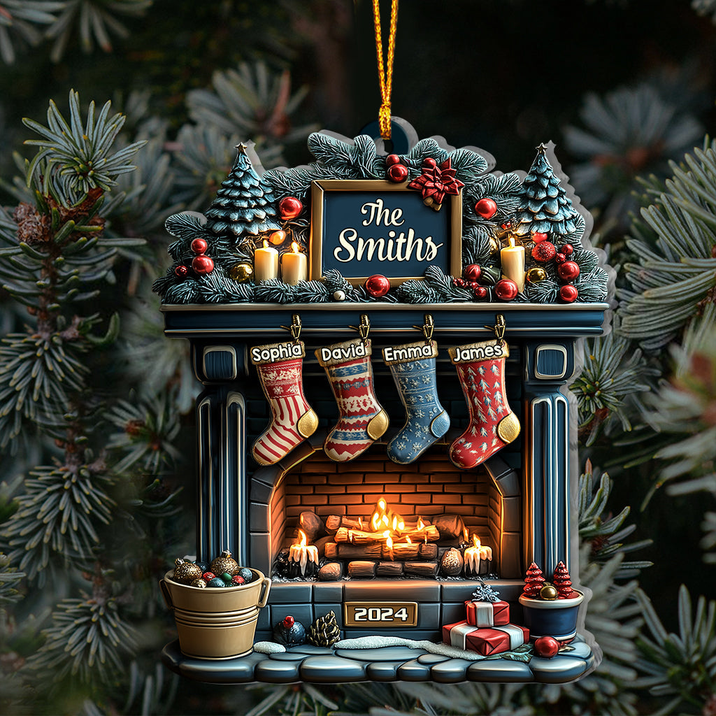Merry Christmas 2024 - Personalized Family Ornament