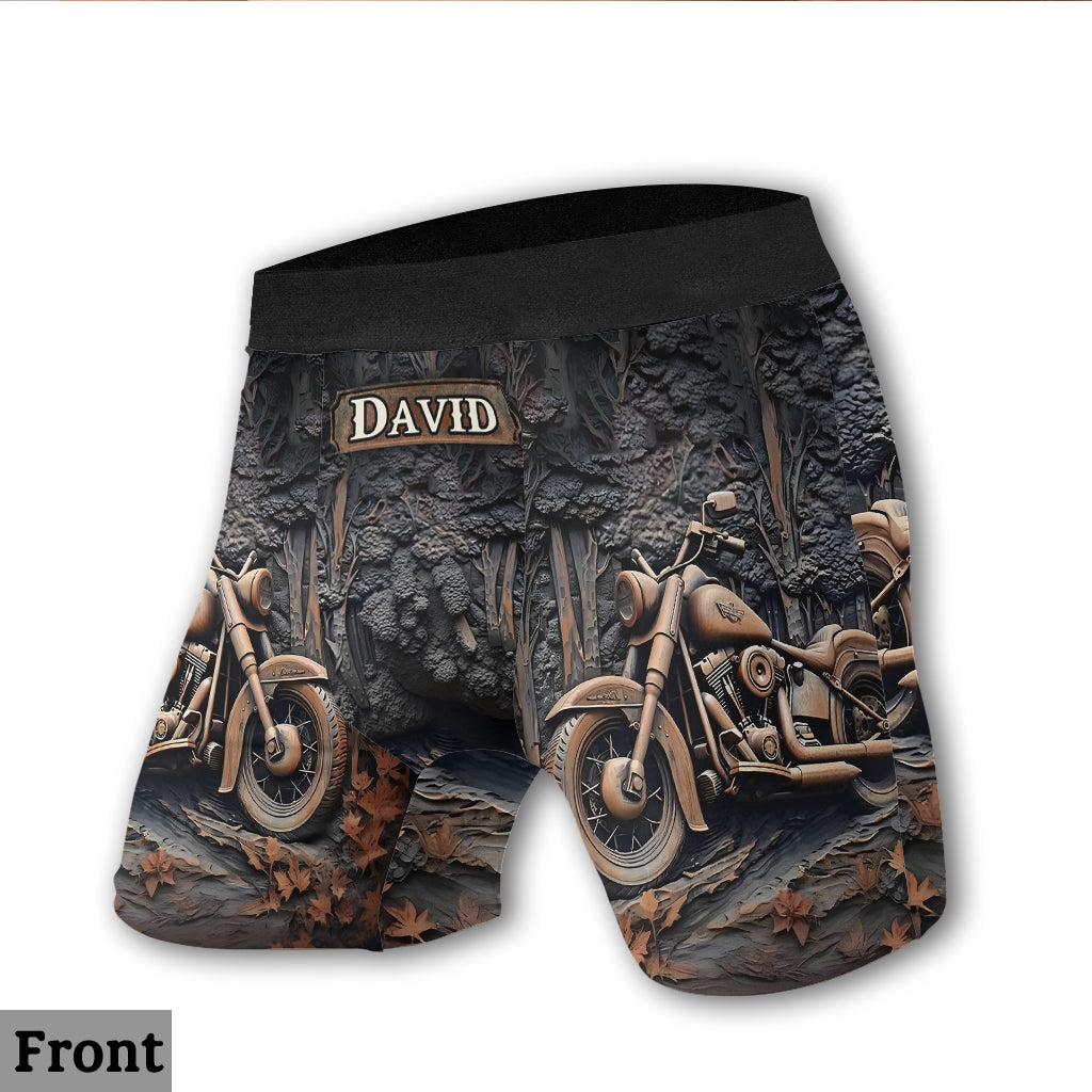 Strong Engine - Personalized Biker Men’s Boxer Briefs