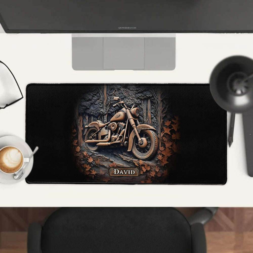 Time To Ride - Personalized Biker Mouse Pad