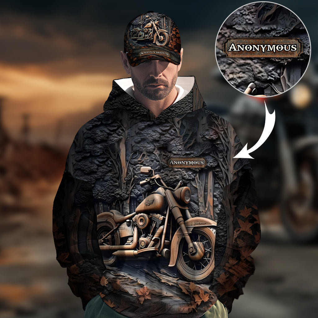 Time To Ride - Personalized Biker All Over Print Hoodie & Classic Cap