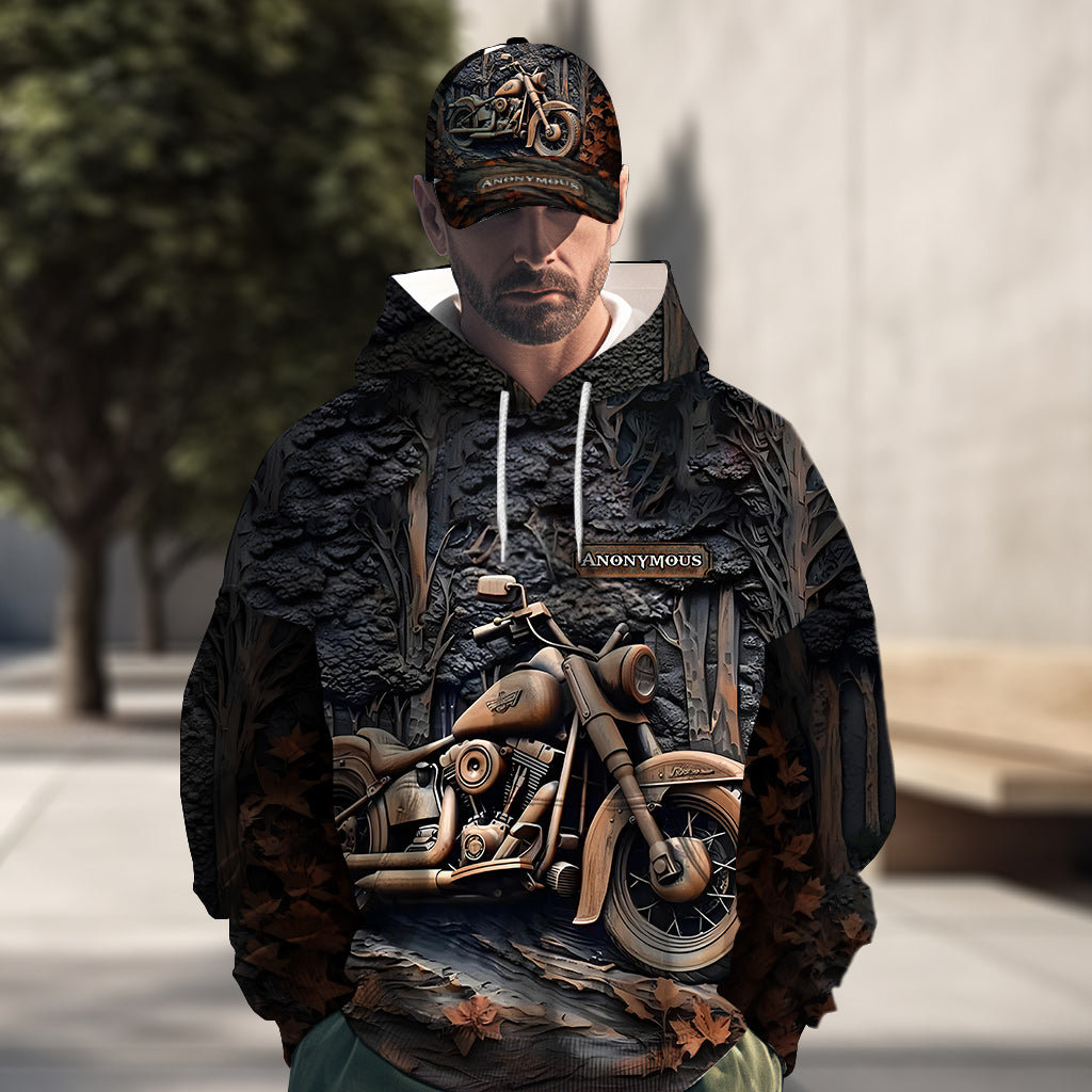 Time To Ride - Personalized Biker All Over Print Hoodie & Classic Cap