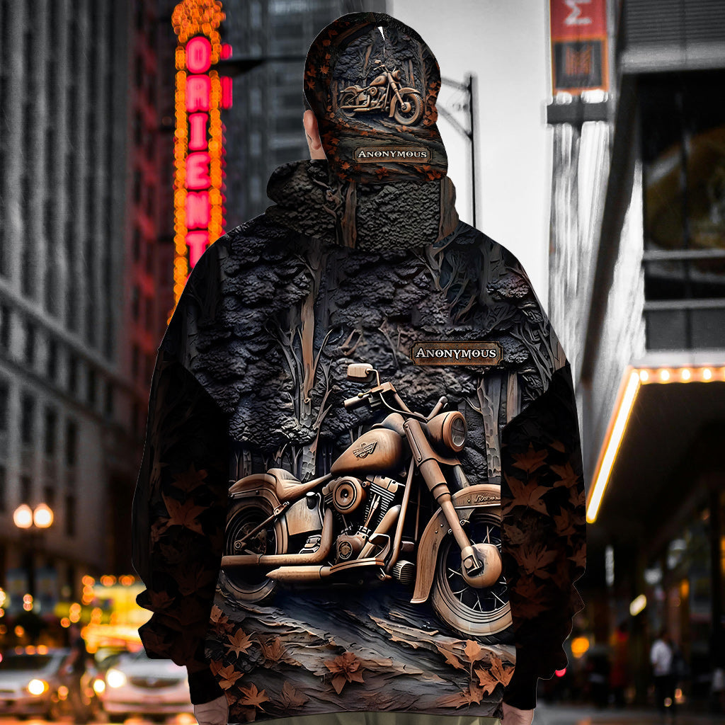 Time To Ride - Personalized Biker All Over Print Hoodie & Classic Cap