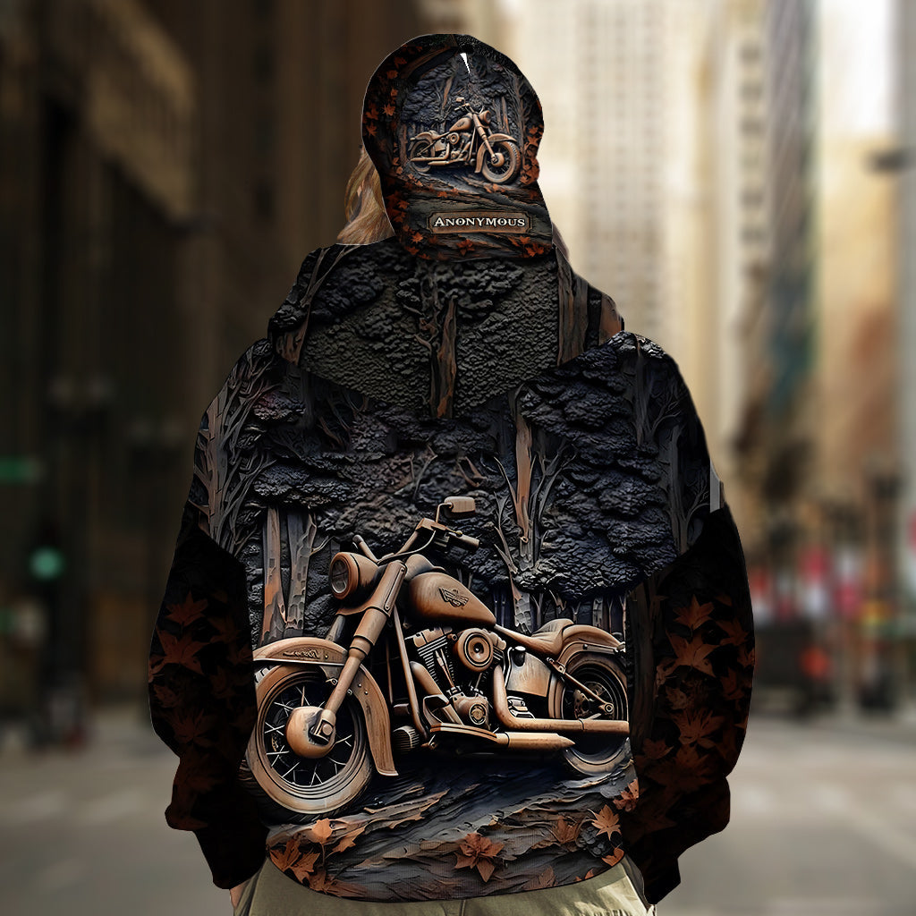 Time To Ride - Personalized Biker All Over Print Hoodie & Classic Cap