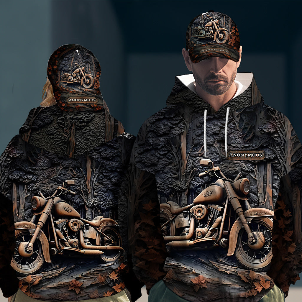 Time To Ride - Personalized Biker All Over Print Hoodie & Classic Cap