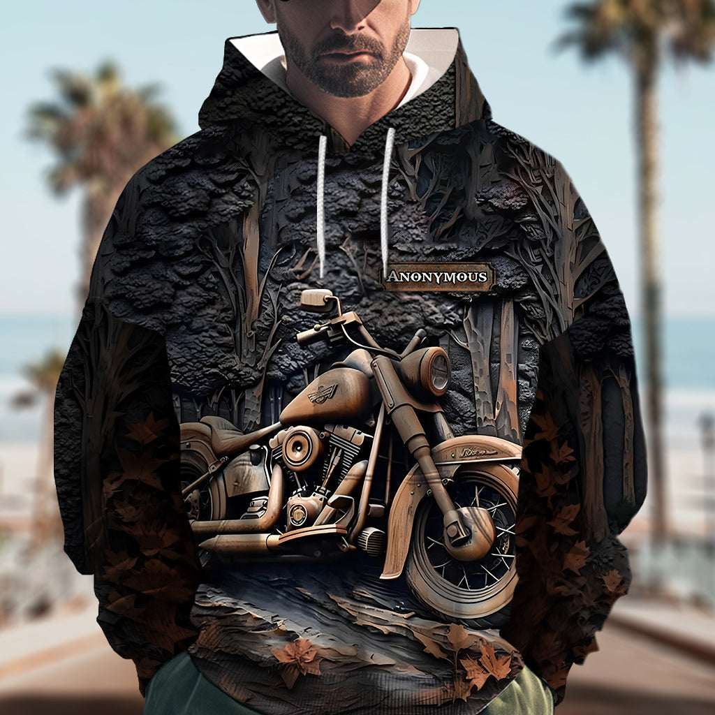 Time To Ride - Personalized Biker All Over Print Hoodie & Classic Cap