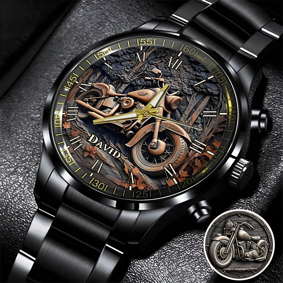 Time To Ride - Personalized Biker Hand Watch