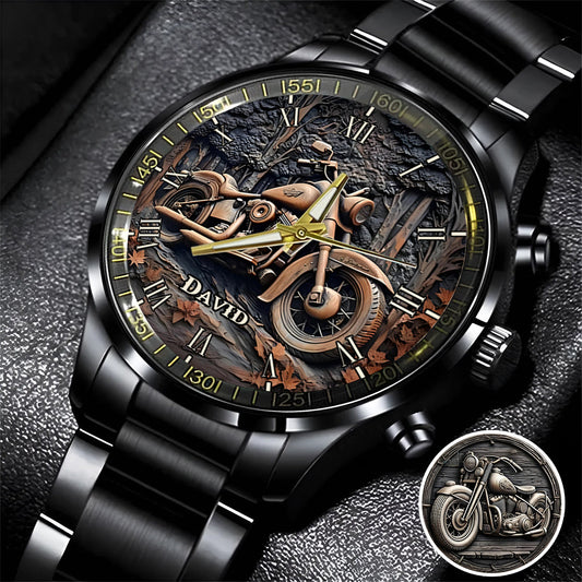 Time To Ride - Personalized Biker Hand Watch
