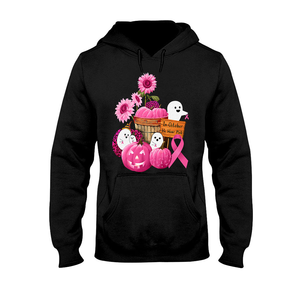 In October We Wear Pink Halloween  - Breast Cancer Awareness T-shirt And Hoodie 082021