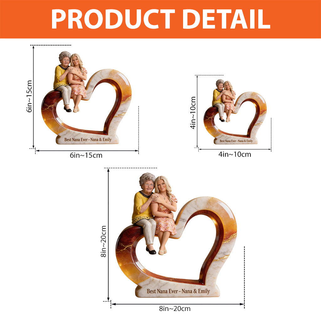 Custom Any Photo Perfect For Mom, Grandma - Personalized Mother Custom Shaped Acrylic Plaque