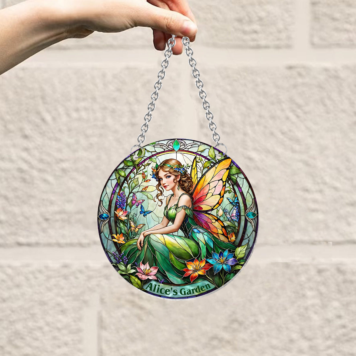Your Garden - Personalized Gardening Window Hanging Suncatcher Ornament
