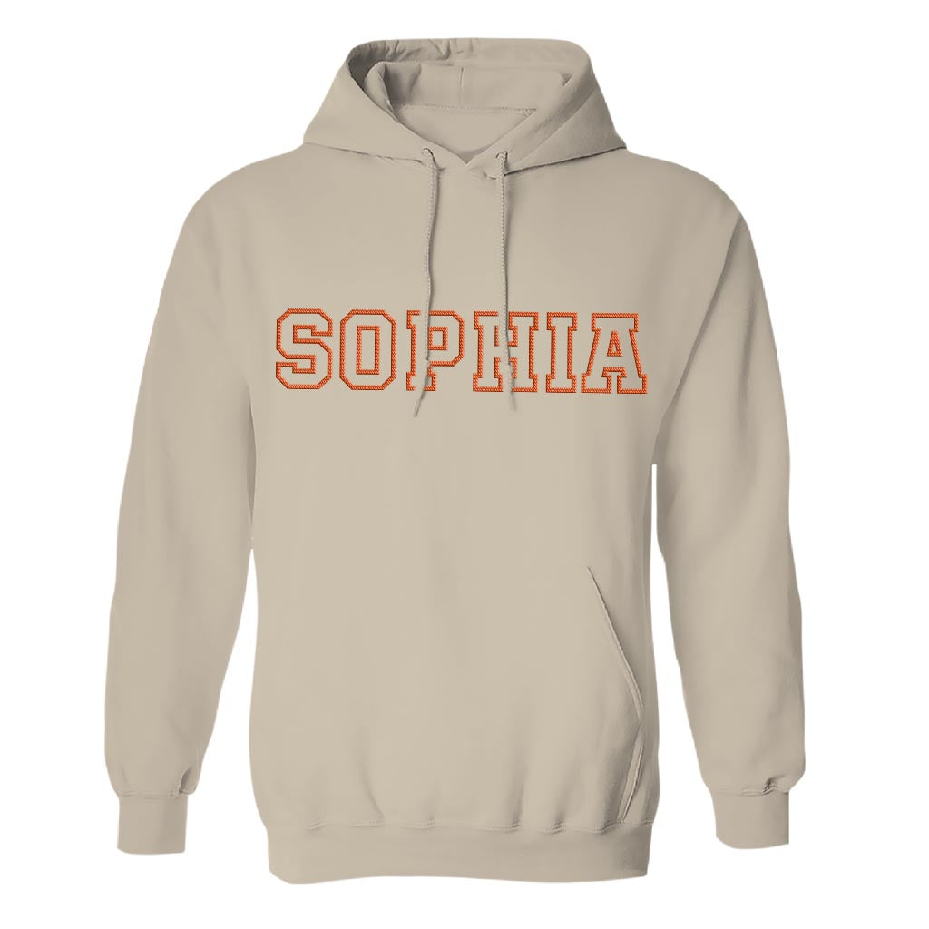 Custom Name - Personalized Bestie Embroidered Hoodie