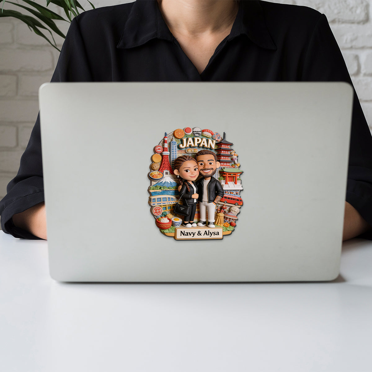 Couple Travel Memories - Personalized Travelling Magnet
