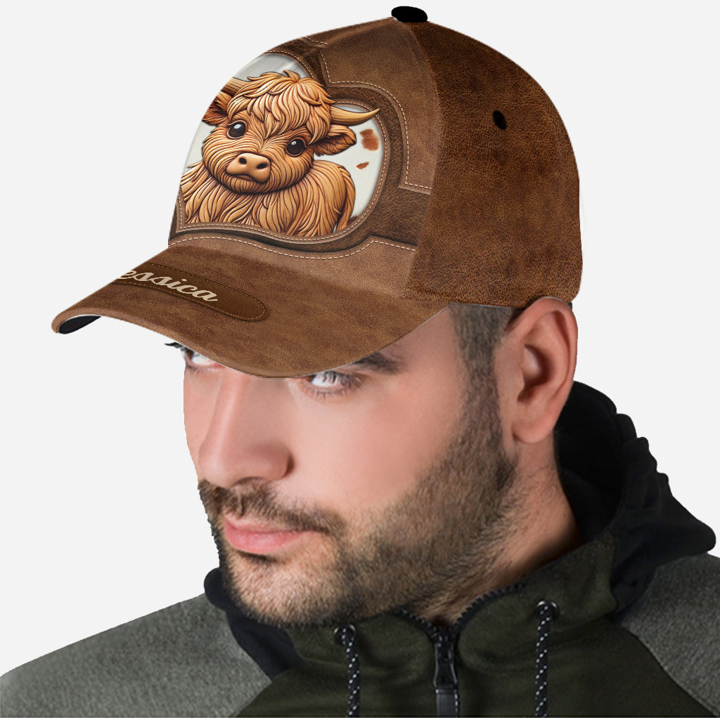 Love Highland Cows - Personalized Classic Cap