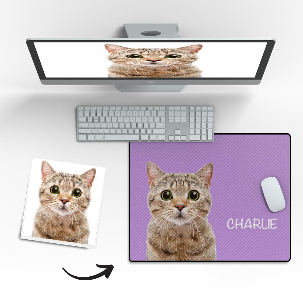 Any Pet Photo - Personalized Pet Photo Mouse Pad