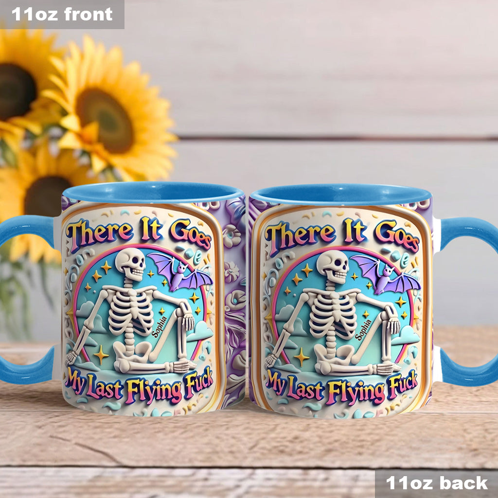 My Last Flying Fuck - Personalized Colleague Accent Mug