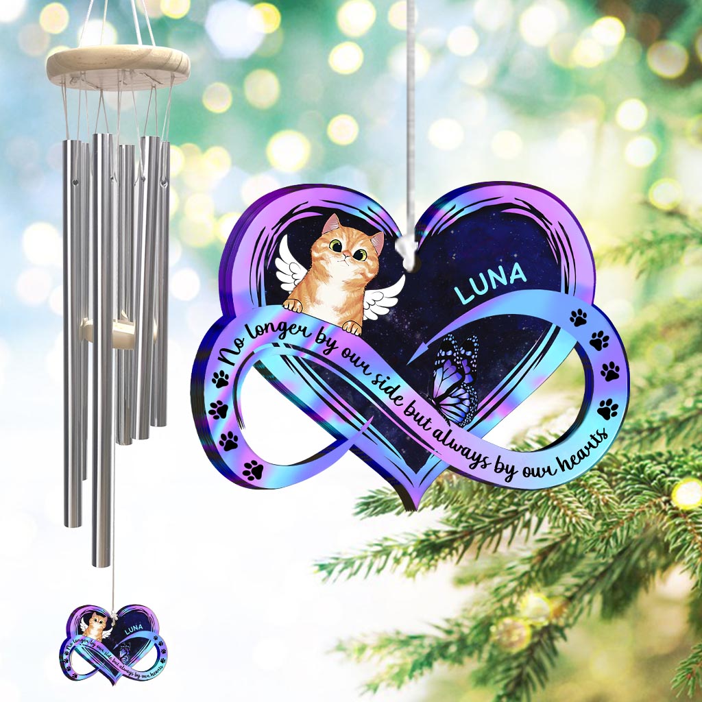 No Longer By Our Side - Personalized Dog Wind Chime