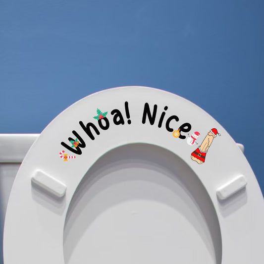 Whoa! Nice P - Personalized Couple Decal Die Cut