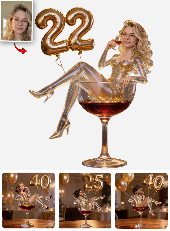 Custom Any Photo - Personalized Birthday Custom Shaped Acrylic Plaque
