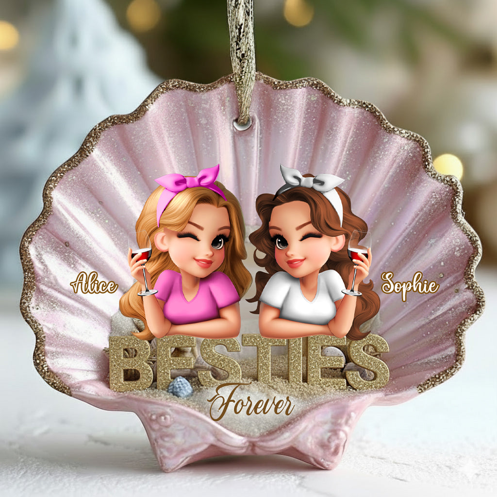 Besties Forever - Personalized Bestie Ornament