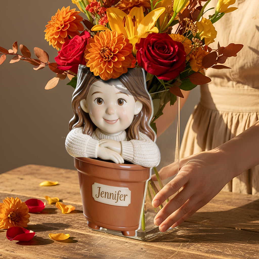 Custom Any Photo - Personalized Kid Acrylic Pot