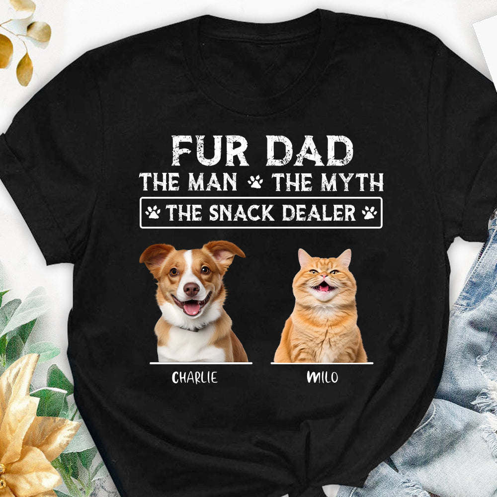 Fur Dad - Personalized Dog T-shirt And Hoodie
