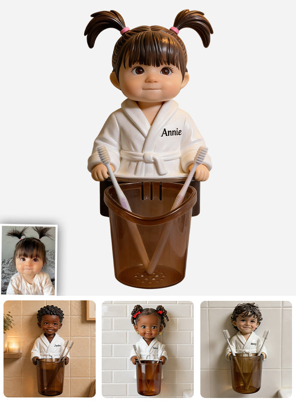 Brush Buddy - Personalized Kid Toothbrush Brush Holder