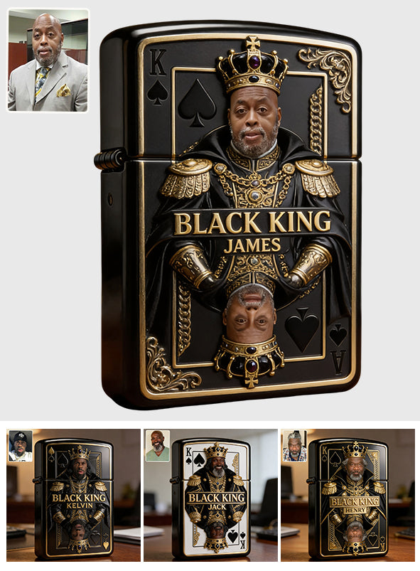 Black King - Personalized African American Lighter
