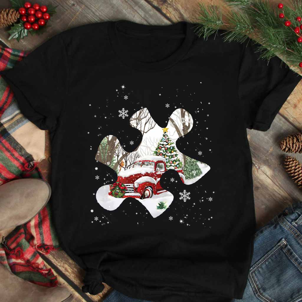 Xmas Vibes - Autism Awareness T-shirt and Hoodie