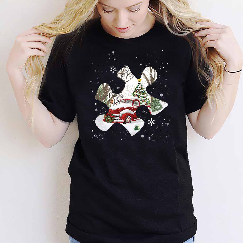 Xmas Vibes - Autism Awareness T-shirt and Hoodie