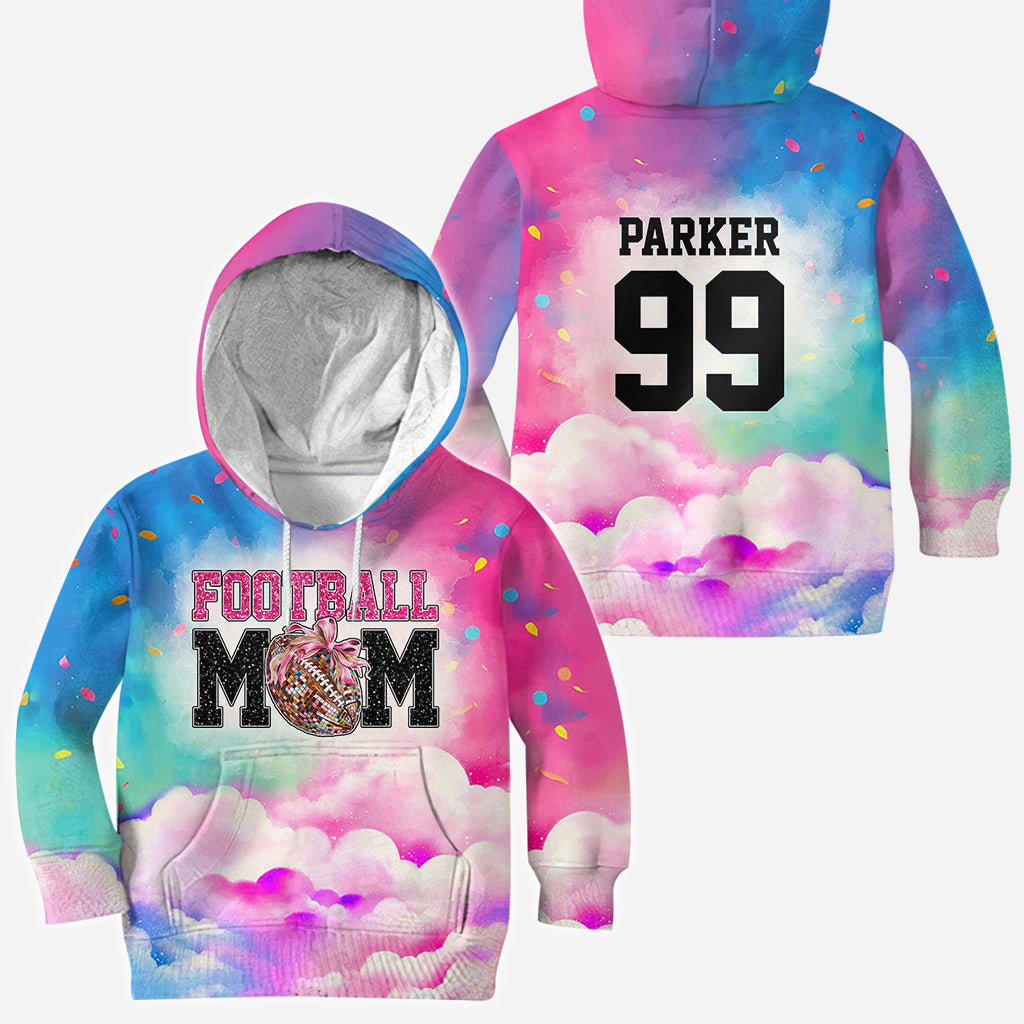 Football Mom - Personalized Football All Over Shirt