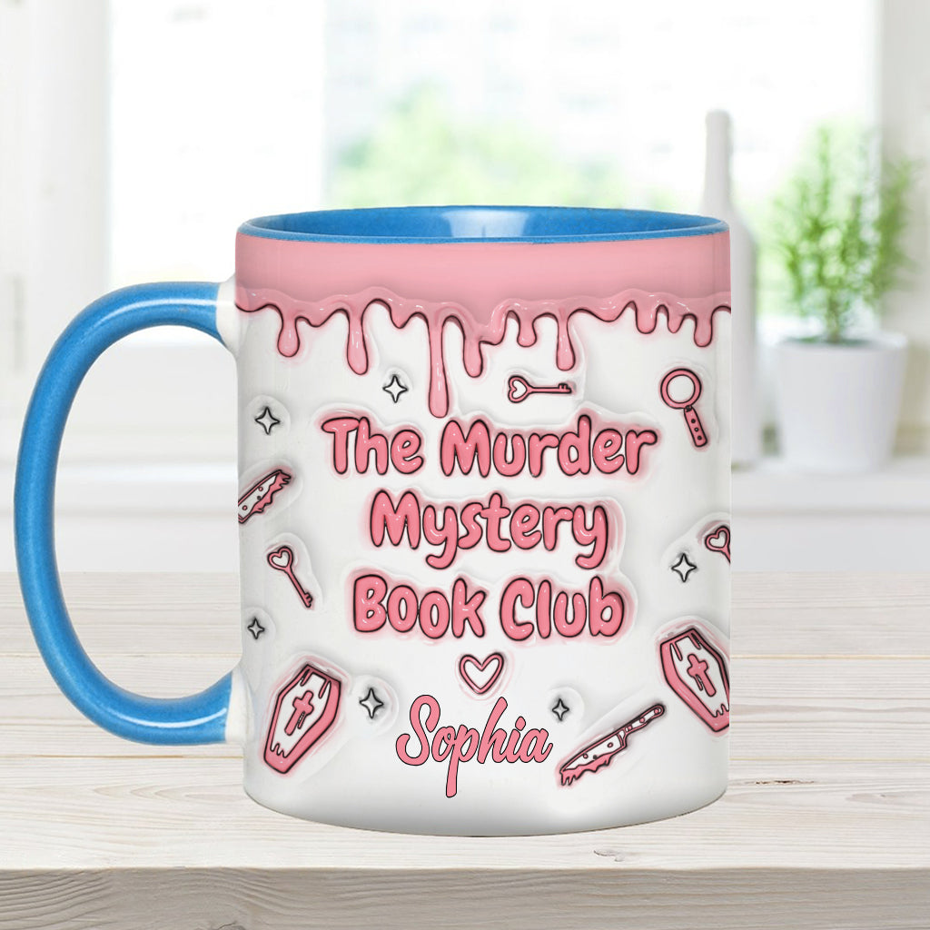 The Murder Mystery Book Club - Personalized Accent Mug
