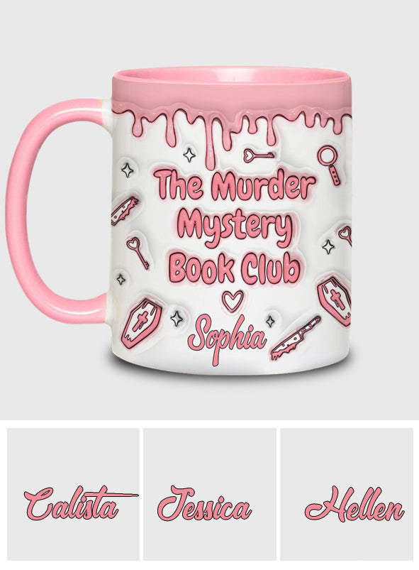 The Murder Mystery Book Club - Personalized Accent Mug
