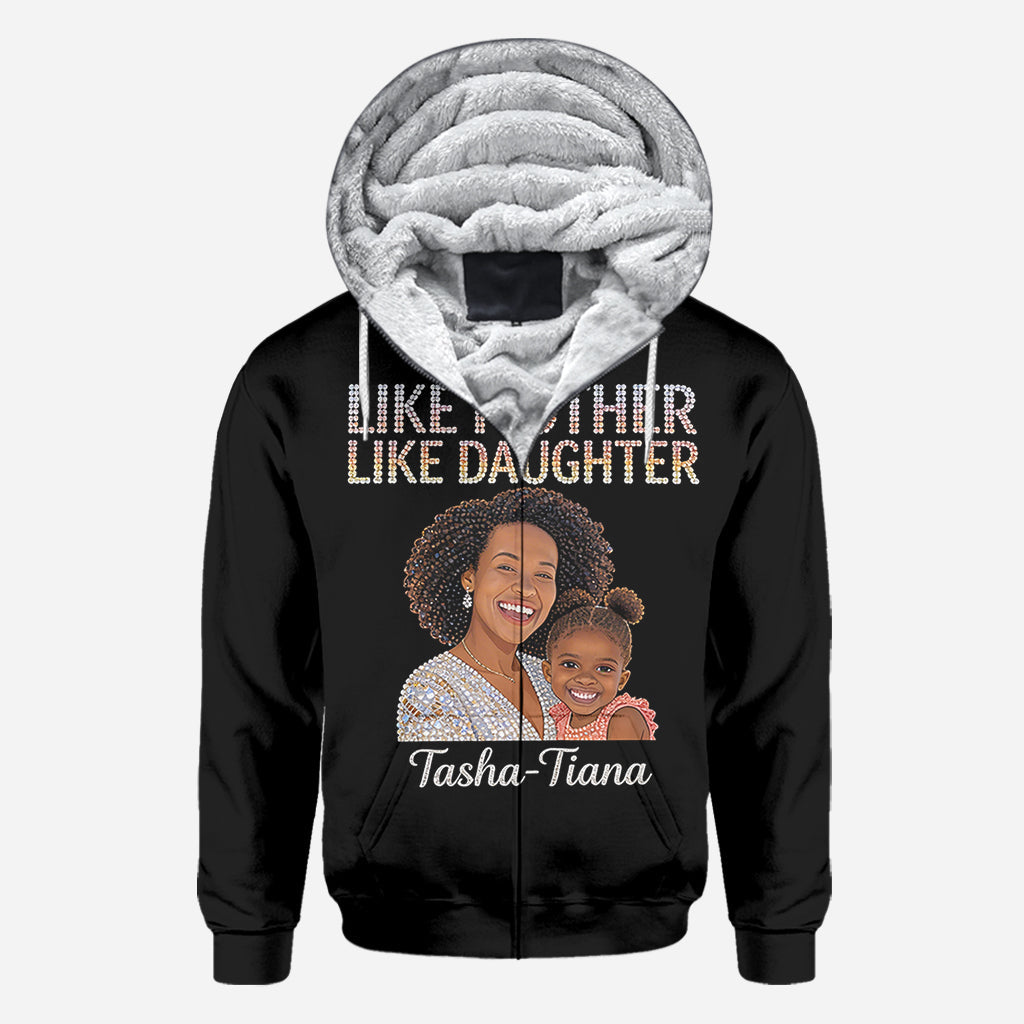 Like Mother Like Daughter - Personalized Mother All Over Shirt