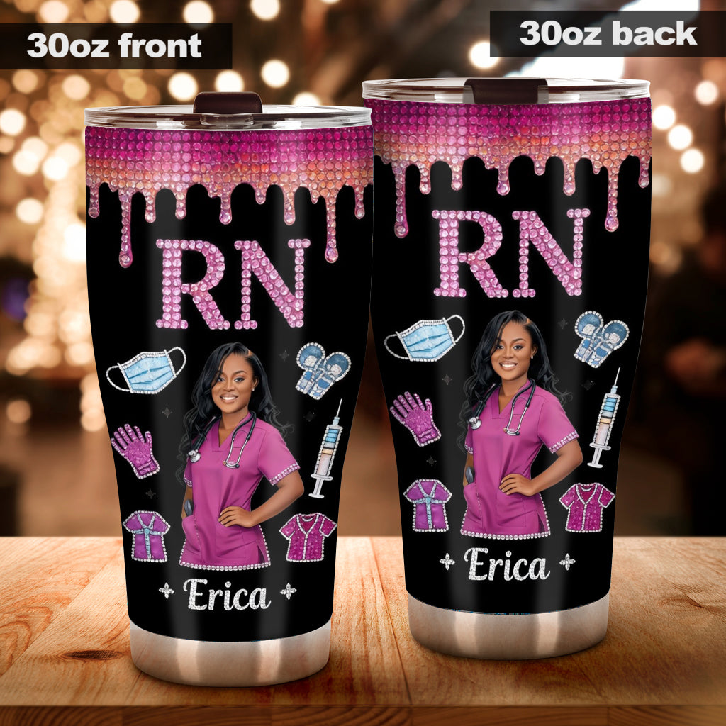 Custom Any Photo Gift For Nurse - Personalized Nurse Tumbler