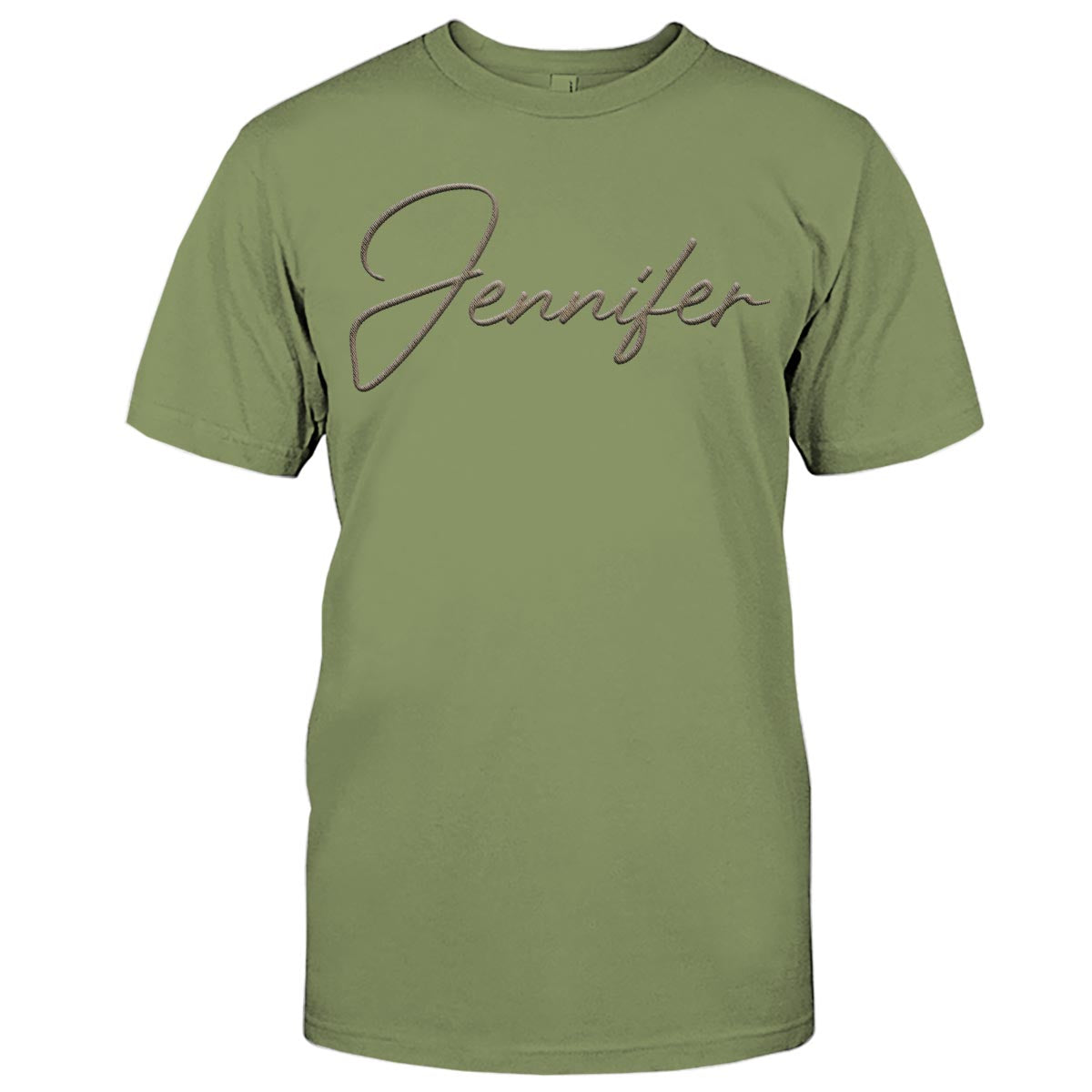 Custom Name - Personalized Step Mom Embroidered T-shirt