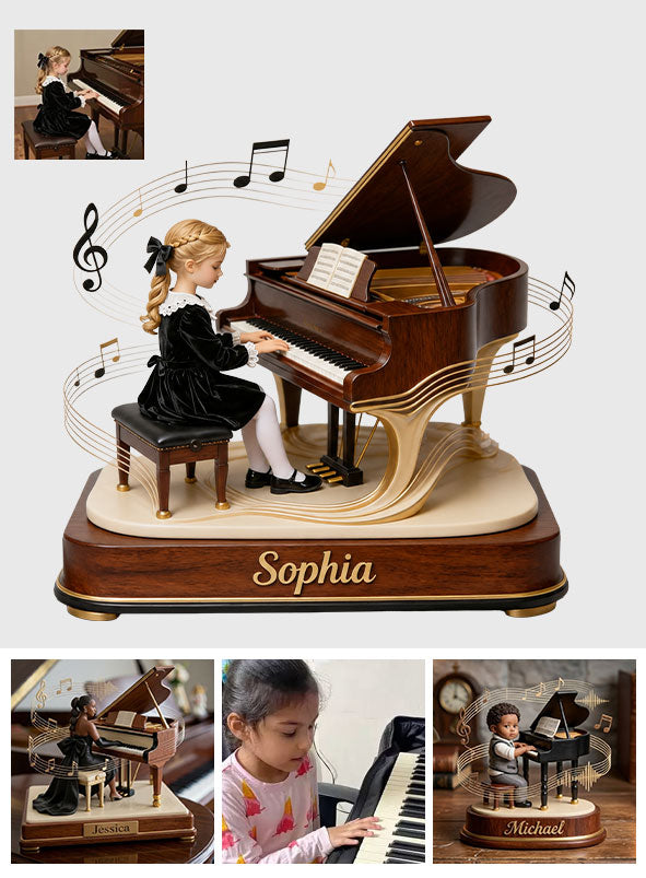 Custom From Any Photo - Personalized Piano 2-Side Printed Acrylic Plaque