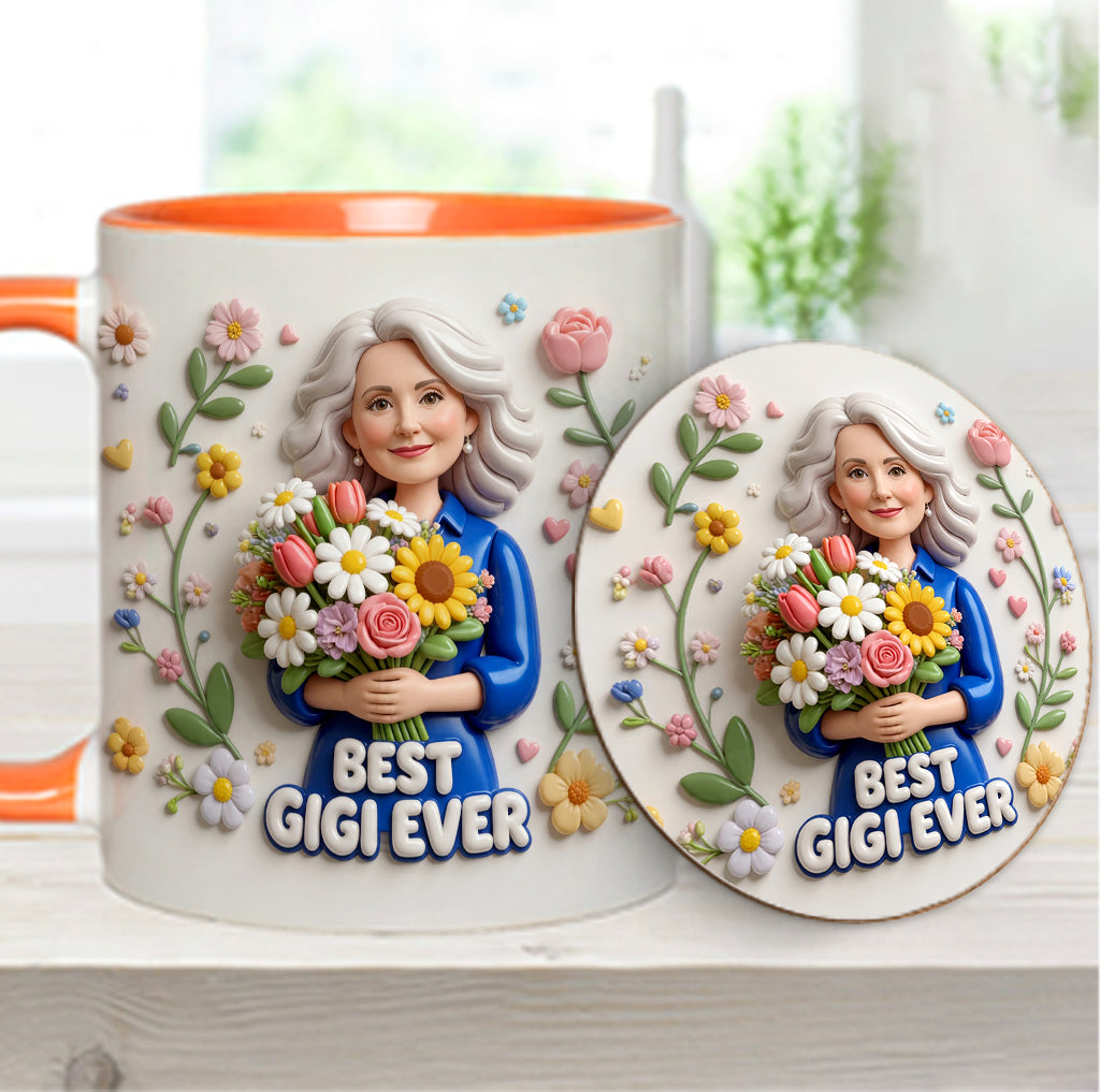 Custom Any Photo - Personalized Mother Accent Mug & Coaster