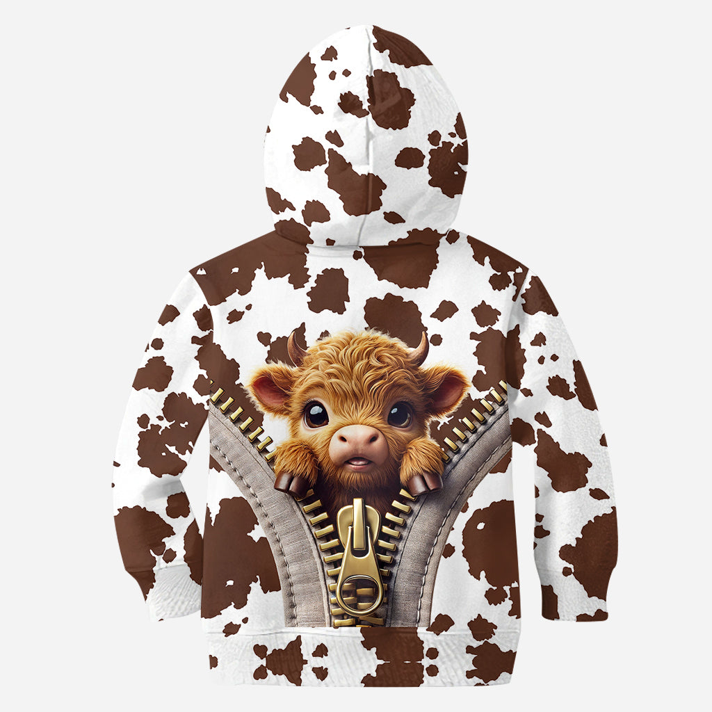 Love Highland Cow - Personalized All Over Shirt