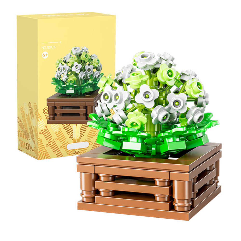 Botanical Flower Building Bricks - Personalized Botanical Flower Building Bricks