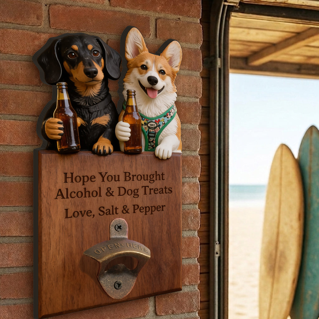 Cheers & Treats - Personalized Beer Wall Bottle Opener