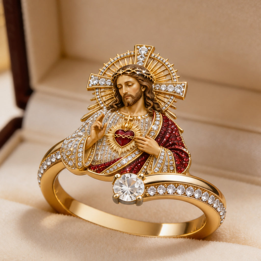 Believe - Personalized Christian Adjustable Shaped Ring