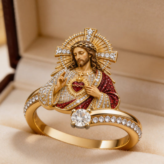 Believe - Personalized Christian Adjustable Shaped Ring