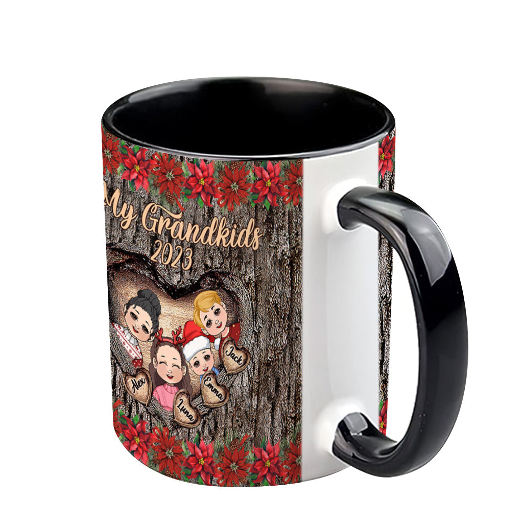 My Grandkids - Personalized Grandma Accent Mug