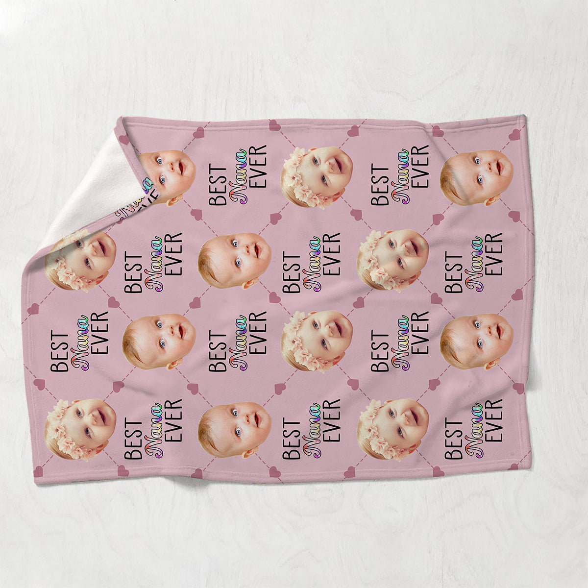 Best Grandma Mom Ever - Gift for grandma, mom, grandma - Personalized Blanket