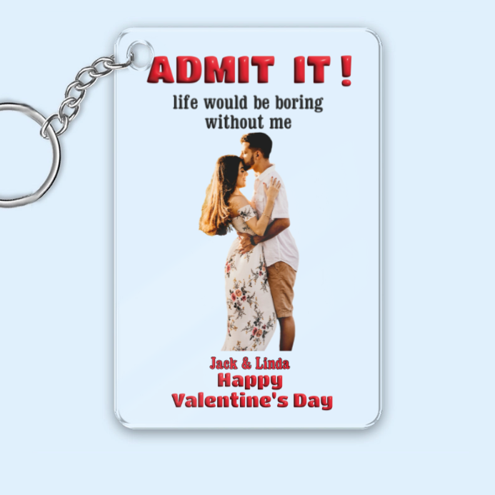 Personalized Valentine’s Day Glass Cup – Romantic Gift for Couples