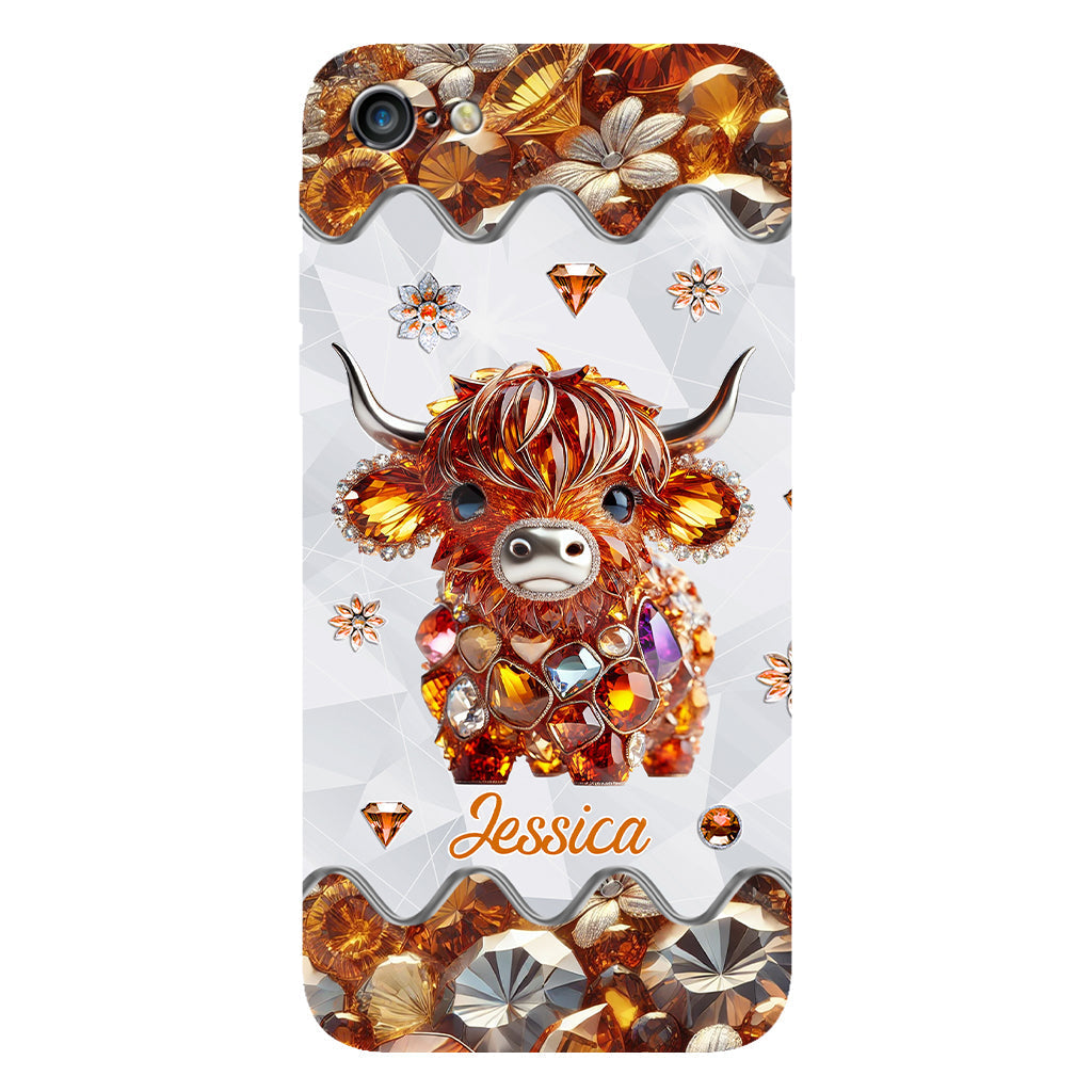 Just A Girl Who Loves Highland Cows - Personalized Full Print Phone Case